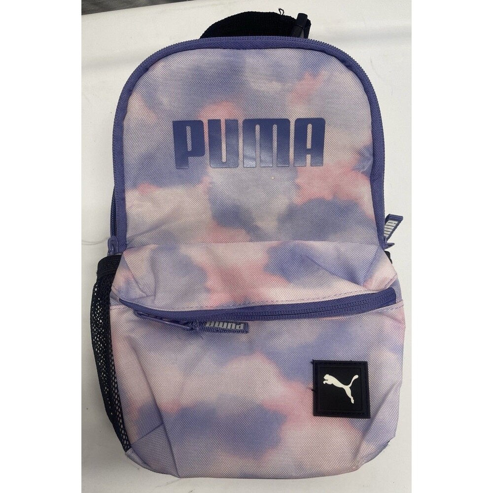 Puma Pink Purple Tye-Dye Lunch Bag Box Tote Girls Women’s Lightweight Insulated